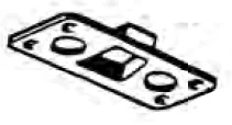 Gullwing door lock case — Reference drawing